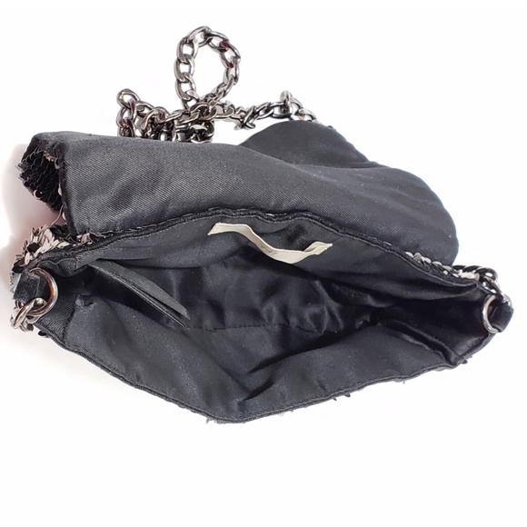 H&M Sequined Black & White Shoulder Bag - Picture 6 of 8